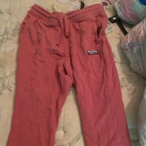 Pink sweatpants adidas